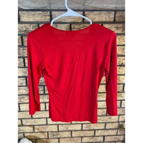 Banana Republic Long Sleeve‎ V-Neck Top - Picture 2 of 6